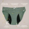 MYLILY Periodenunterwäsche TEENS SLIP | Jade