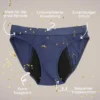 MYLILY Periodenunterwäsche TEENS SLIP | Blau