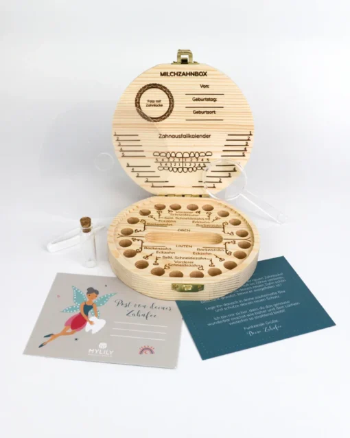 MYLILY Milchzahnbox Holz | Fee – Bild 3