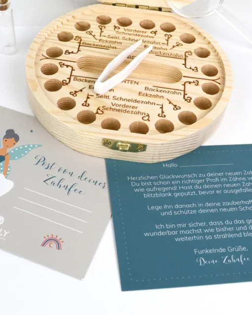 MYLILY Milchzahnbox Holz | Fee – Bild 5
