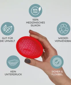 MYLILY Menstruationsdisk / Menstruationsscheibe - 2er Set