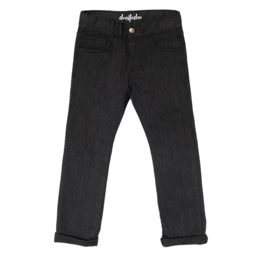 dreifeder Maxi Jeans Straight (5-13J) | black – Bild 3