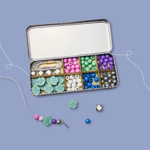 Cotton Twist Holzperlen Armband 5er Set Dose (3-8 J.) | Mermaid