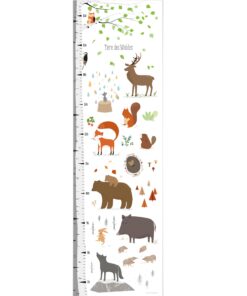 VIERUNDFÜNFZIG Messlatte | Tiere Des Waldes