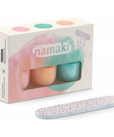 Nagellack auf Wasserbasis von Namaki 3er Set mit Nagelfeile 