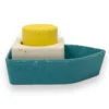 Oli&Carol Upcycled Rubber Bath Toy Boat | Yellow