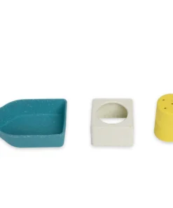 Oli&Carol Upcycled Rubber Bath Toy Boat | Yellow