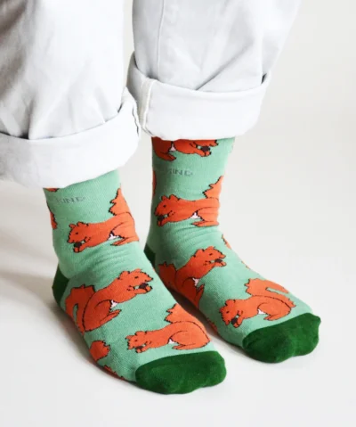 Bare Kind Bambus Socken ERW | Eichhörnchen