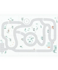 Play&Go Wende Puzzlematte 6 STK (120cm x 180cm) | Strasse / icons
