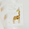 Postkarte Geburtstag Giraffe "Alles Gute zu deinem Geburtstag"