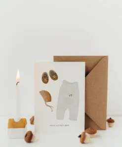 Postkarte Hallo kleines Baby
