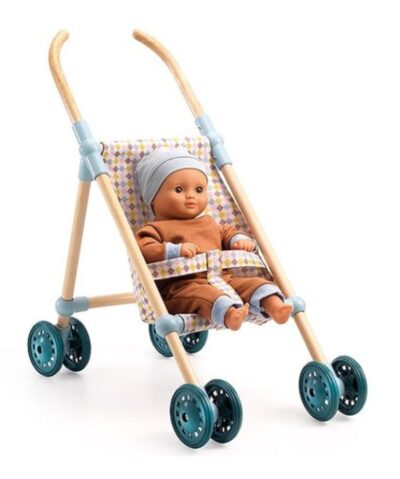 Djeco Puppen Buggy Holz | Little cubes