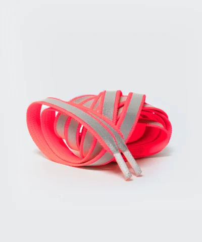 Rainette Reflektierende Schnürsenkel | Neon Pink