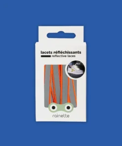Rainette Reflektierende Schnürsenkel | orange