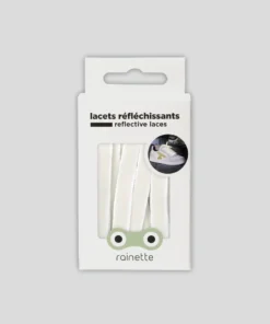 Rainette Reflektierende Schnürsenkel | Weiss
