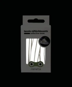 Rainette Reflektierende Schnürsenkel | Weiss
