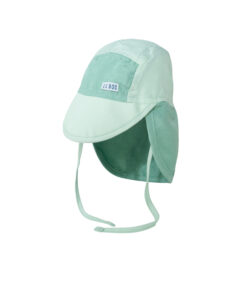 LIL' BOO Baby-Sonnenmütze weich (UV) | Block green
