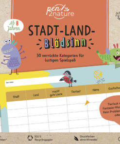 Spielblock | Stadt-Land-Blödsinn (ab 8 J.)