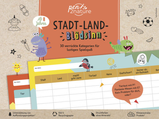 Spielblock | Stadt-Land-Blödsinn (ab 8 J.)