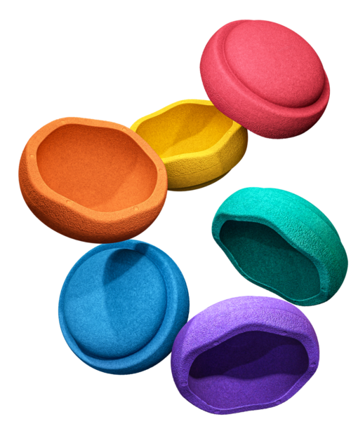 Stapelstein® Original MINI Rainbow Set 6 | Classic