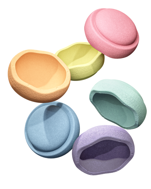 Stapelstein® Original MINI Rainbow Set 6 | Pastel – Bild 6