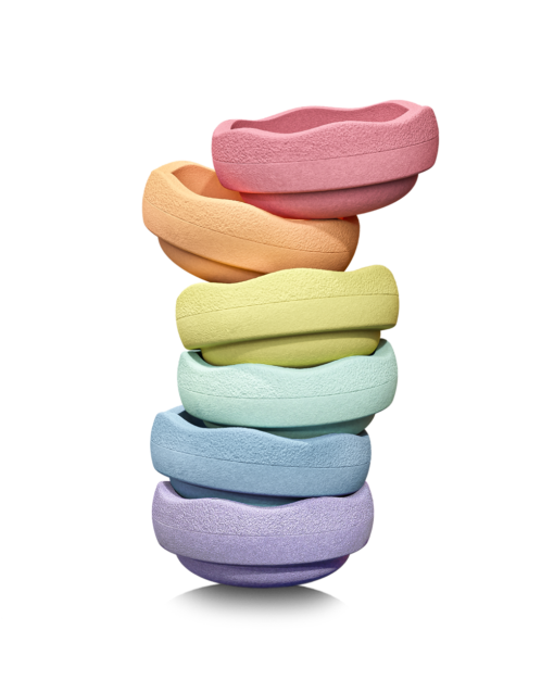 Stapelstein® Original MINI Rainbow Set 6 | Pastel – Bild 5
