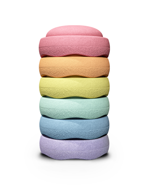 Stapelstein® Original MINI Rainbow Set 6 | Pastel