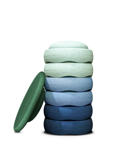 Stapelstein® Original Set 6+1 | Waters and Greens