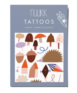 NUUKK Vegane Bio Tattoos | Igel