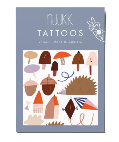 NUUKK Vegane Bio Tattoos | Igel