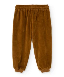 Tiralahilacha Baby Hose aus Bio-Velours TINO | Terracotta