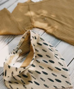 Tiralahilacha Baby Lätzchen / Dreieckstuch Jael | Steine Beige