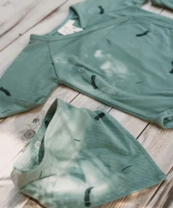 Tiralahilacha Baby Wende Lätzchen / Dreieckstuch Jael | Green Trazos