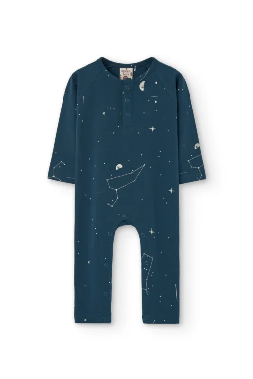 Tiralahilacha Baby Strampler Guida | Sternenbild blau