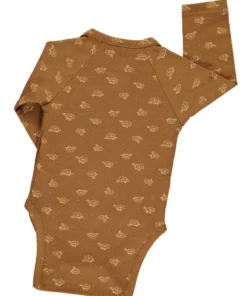 Tiralahilacha Langarm Wickel-Body MARRON | Bicycle Print