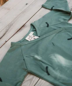 Tiralahilacha Langarm Wickel-Body JAEL | Green Trazos