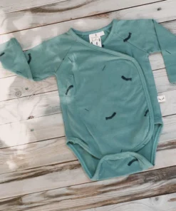 Tiralahilacha Langarm Wickel-Body JAEL | Green Trazos