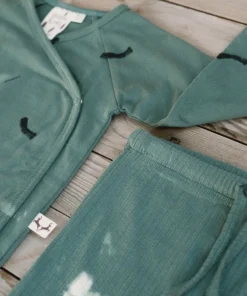 Tiralahilacha Langarm Wickel-Body JAEL | Green Trazos