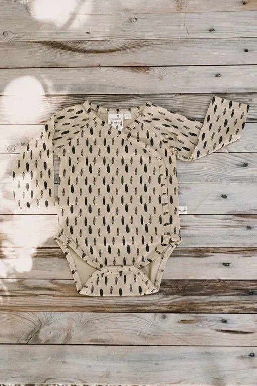 Tiralahilacha Langarm Wickel-Body JAEL | Stone beige