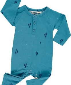 Tiralahilacha Strampler Langarm | Opal Blue Star Gazing