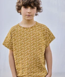 Tiralahilacha Unisex T-Shirt aus Bio-Baumwolle | Ethnic Mustard