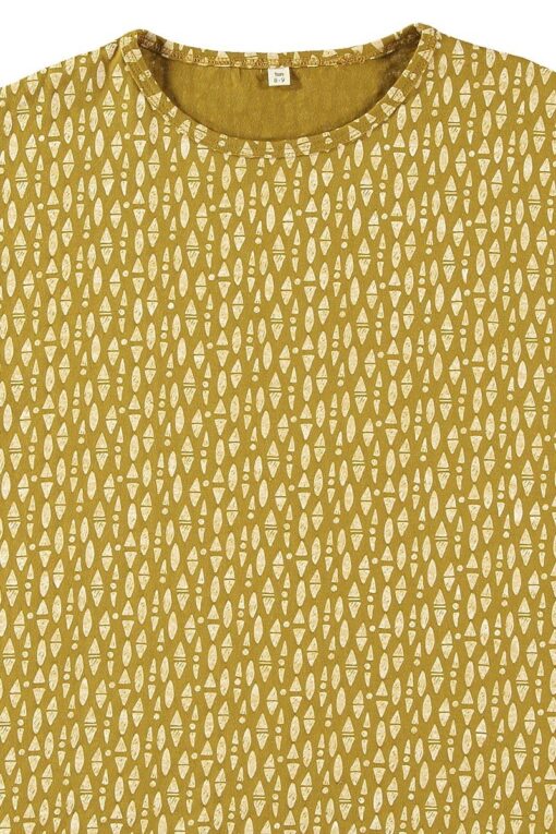 Tiralahilacha Unisex T-Shirt aus Bio-Baumwolle | Ethnic Mustard