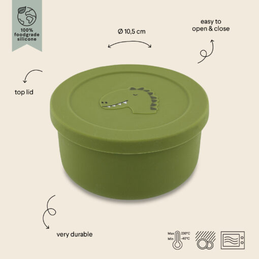 Trixie Silikon Snackbox rund | Dino
