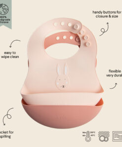 Alternative view of Trixie Silikon Lätzchen 2-pack | Hase