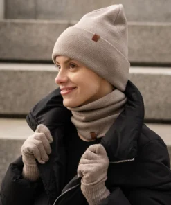 MENIQUE Unisex BEANIE ERW | beige
