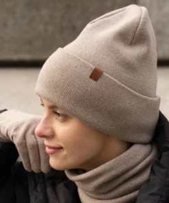 MENIQUE Unisex BEANIE ERW | beige