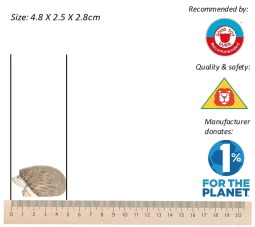 Wudimals® Tierspielzeug aus Holz | Igel