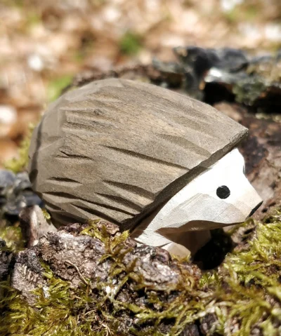 Wudimals® Tierspielzeug aus Holz | Igel