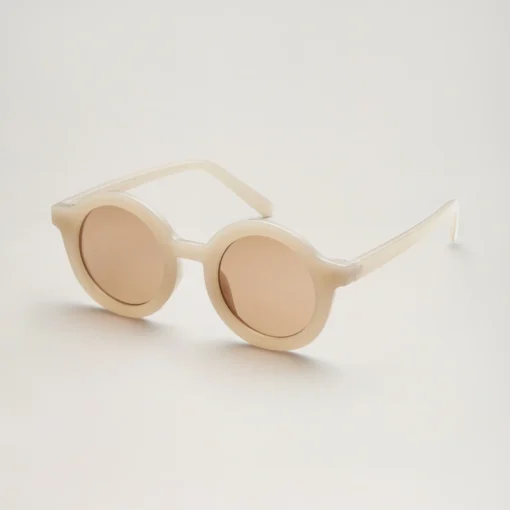 BabyMocs ERW Sonnenbrille ROUND (ab 8 J. - ERW) | Beige – Bild 6