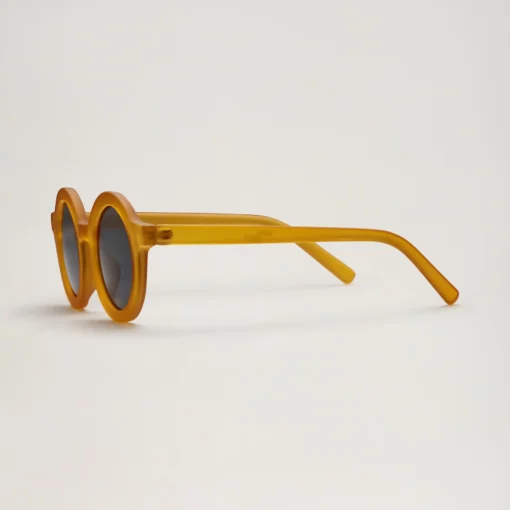 BabyMocs ERW Sonnenbrille ROUND (ab 8 J. - ERW) | gelb – Bild 3
